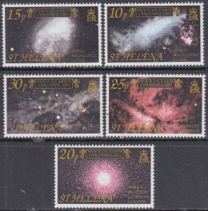 ST HELENA Sc # 843-7 CPL MNH SET of 5 - CHRISTMAS 2003, ASTRONOMICAL THEMES