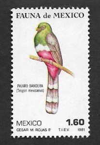 SD)1981 MEXICO ?? FROM THE FAUNA SERIES OF MEXICO, FLAG BIRD 1.60P SCT 1