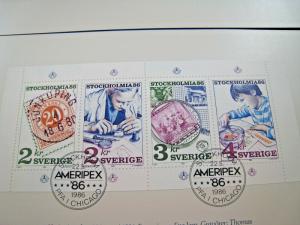 UNITED NATIONS  -  AMERIPEX '86  PRESENTATION PACK   USED FDC