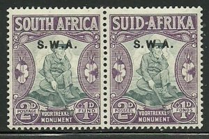 Album Treasures South West Africa Scott # B3 2p+1p Overprint Mlh Pair-