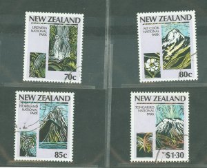New Zealand #876-879  Single (Complete Set)