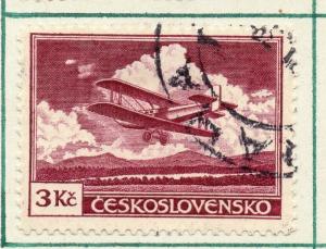 Czechoslovakia 1930 Air Early Issue Fine Used 3K. 230297