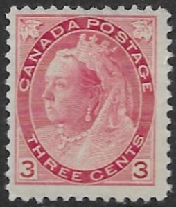 Canada 78 1898    3 cents  fine mint  hinged