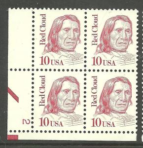 #2175c Red Cloud Plate Block NH prephosphored