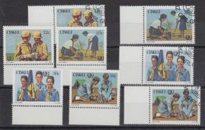 SCOUTS Ciskei RPA 1985 MNH+CTO 2x Set Girl Scouting 8 Stamps #A850