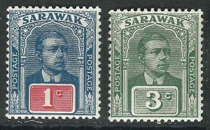 Sarawak 50, 54  SG 50, 64 MH  MNH VF 1918-23 SCV $.7.60*