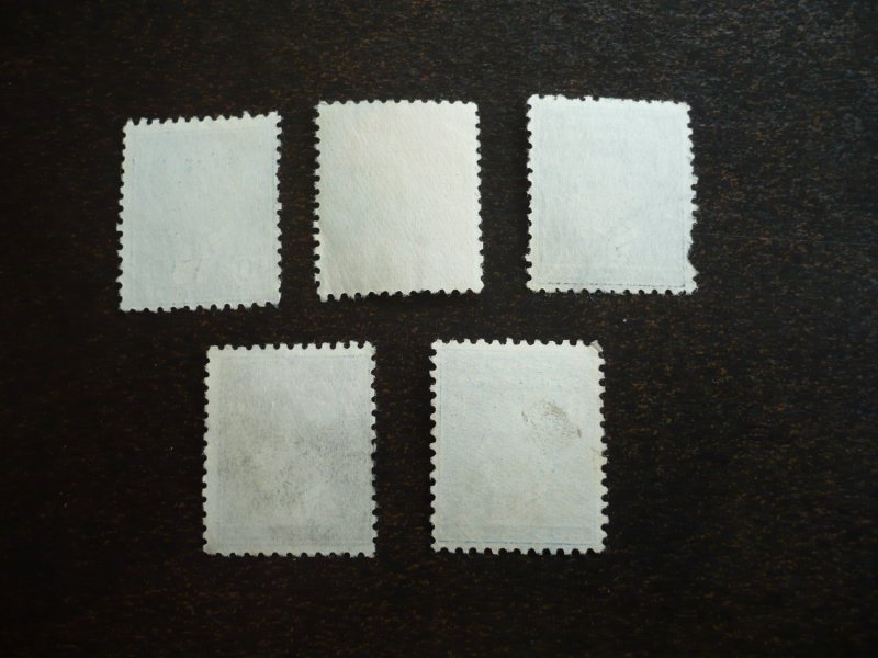 Stamps - Turkey - Scott# 737-738,740,744,746 - Used Part Set of 5 Stamps
