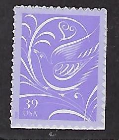 Catalog # 3998 Single Stamp Wedding Invitation .39 Cent