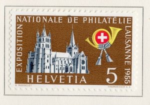 Switzerland Helvetia 1955 Early Issue Fine Mint Hinged 5c. NW-171124