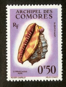 COMORO ISLANDS 48 MNH SCV $1.50 BIN .90 SHELL