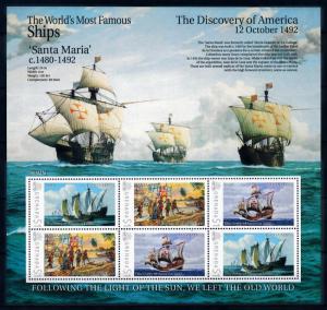 [93195] Grenada 2009 Ships Santa Maria Columbus Sheet MNH