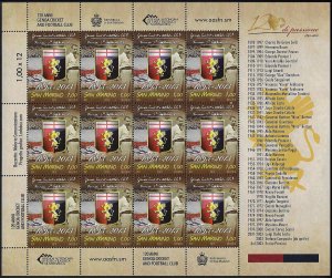 2013 San Marino 120 Genoa Anniversary MS MNH Unificato n. 2399