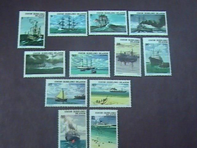 COCOS ISLANDS # 20-31-MINT/NEVER HINGED---COMPLETE SET----SHIPS----1976