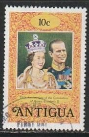 1978 Antigua - Sc 508 - used VF - 1 single - Coronation