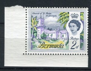 BERMUDA; 1962 early QEII issue MINT MNH unmounted 2d. Corner value