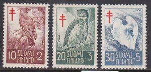 Finland, Fauna, Birds MNH / 1956