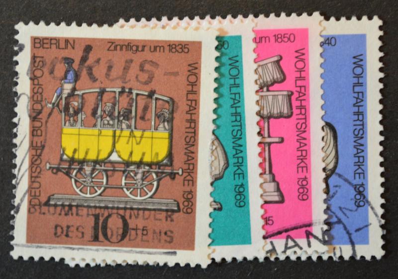 Berlin Sc # 9NB65-68, VF Used