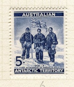 AUSTRALIAN ANTARCTIC; 1959-60 early pictorial issue Mint hinged 5d. value