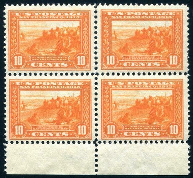 HERRICKSTAMP UNITED STATES Sc.# 400A 1913 Block of Four Mint NH