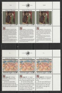 1991 UN-Geneva - Sc 209-10 - MNH VF - PB UR - Human Rights