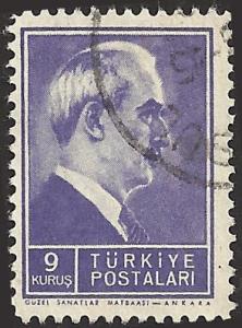 TURKEY - #884 - Used - SCV-0.25