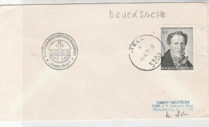 Austria 1971 DDSG Anchor Slogan Cancel F. G. Waldmuller Stamp Cover Ref 35052