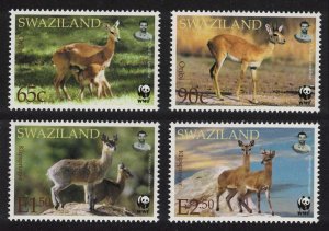 Swaziland WWF Klipspringer and Oribi 4v 2001 MNH SC#698-701 SG#704-707