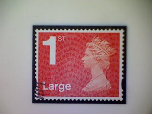 Great Britain, Scott #MH428-5, 2014 used, Machin: 1st Large, bright red