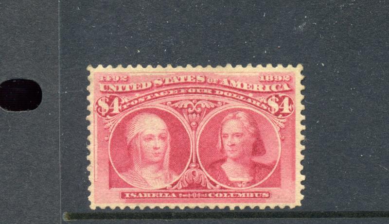 Scott #244 Columbian Unused Stamp  (Stock #244-33)