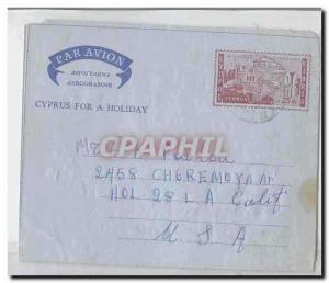  Cyprus Cyprus aerogram air letter used (whole postal stationary Cyprus)