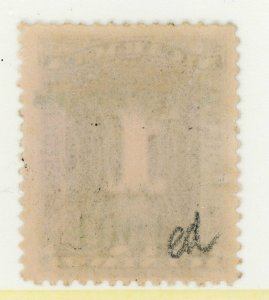 Nicaragua 1901 Postage Due 1¢ Plum Sc #137/Max #167 (Qty Issued 5,000) Mint I619