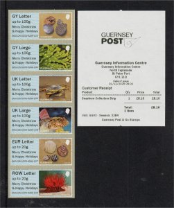 2025 Guernsey - Post & Go - Christmas o/p on Bailiwick Seashore - BDGG25 GG03