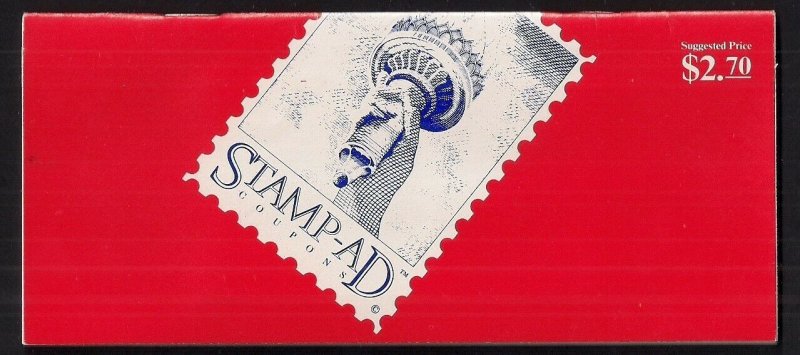 STAMP-AD SAFEWAY PROMO with BK152: Sold in booklet w coupons, Mint & scarce!