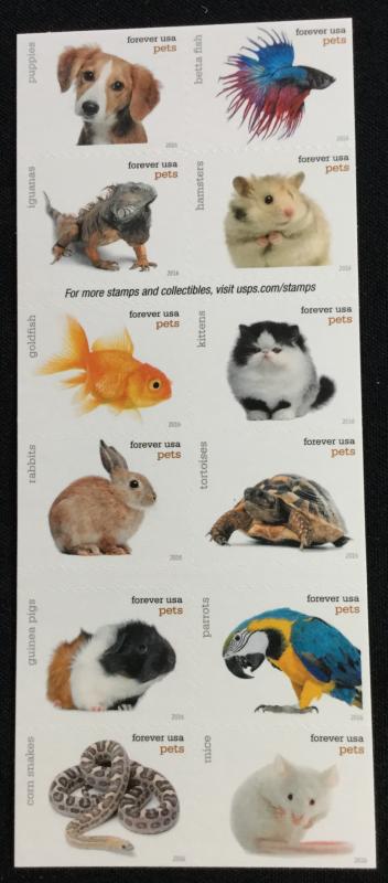 US #5106-5125 (5125a) MNH Booklet of 20 Pets