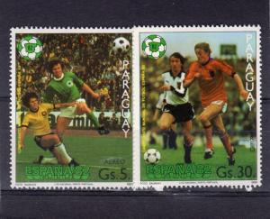 Paraguay 1981 Mi#3432-3434 World Cup Spain '82 Set (2) MNH