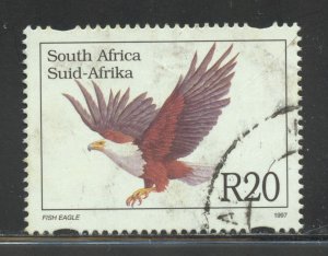 South Africa Scott 867V Used VLH - 1996 20r Fish Eagle H/V of Set - SCV $4.75