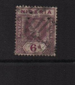 Nigeria 1914 SG7 6d - dull purple bright purple, MCA watermark - used
