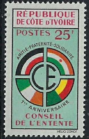 Ivory Coast 181 MNH 1960 issue (fe9881)