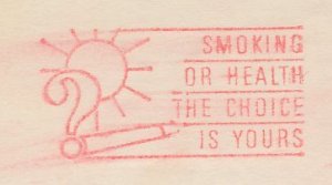 Meter cut United Nations 1980 Smoking or Health - The Choice is Yours