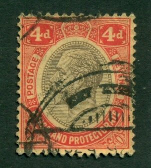 Nyasaland Protectorate 1913 #17 U SCV(2020) = $2.50