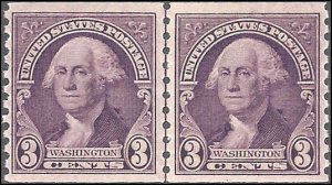 721 Mint,OG,NH... Line Pair... SCV $13.00