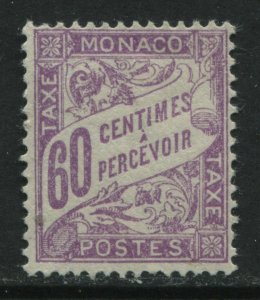 Monaco 1934 Postage Due 60 centimes mint o.g. lightly hinged