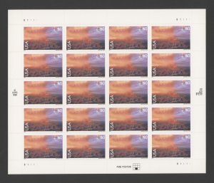 2000 US Scott #C135, 60c Grand Canyon, Sheet of 20 MNH