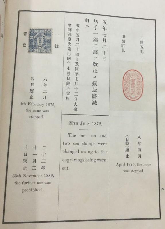 MOMEN: JAPAN OFFICIAL 1896 PRESENTATION ALBUM OF STAMPS & POSTAL STATIONERY 7