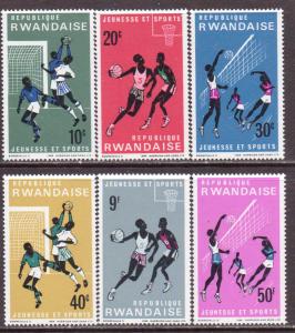 Rwanda   #164-69  MLH  (1966)  c.v. $1.95