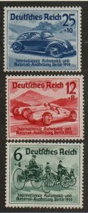 Germany B134-B136 Set Mint never hinged