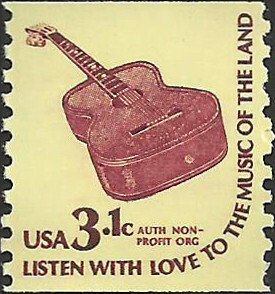 # 1613 MINT NEVER HINGED ( MNH ) GUITAR