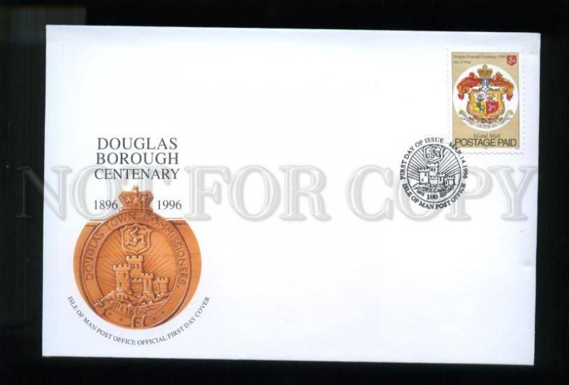 161448 ISLE OF MAN 1996 Douglas Borough Centenary FDC cover