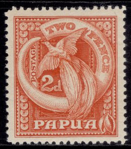 AUSTRALIA - Papua GV SG133, 2d red, LH MINT. Cat £12.