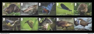 stamps of UK 2023 - Fauna. River Wildlife MNH **